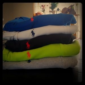 Lot of 5 soft cotton ralph Lauren polo shirts